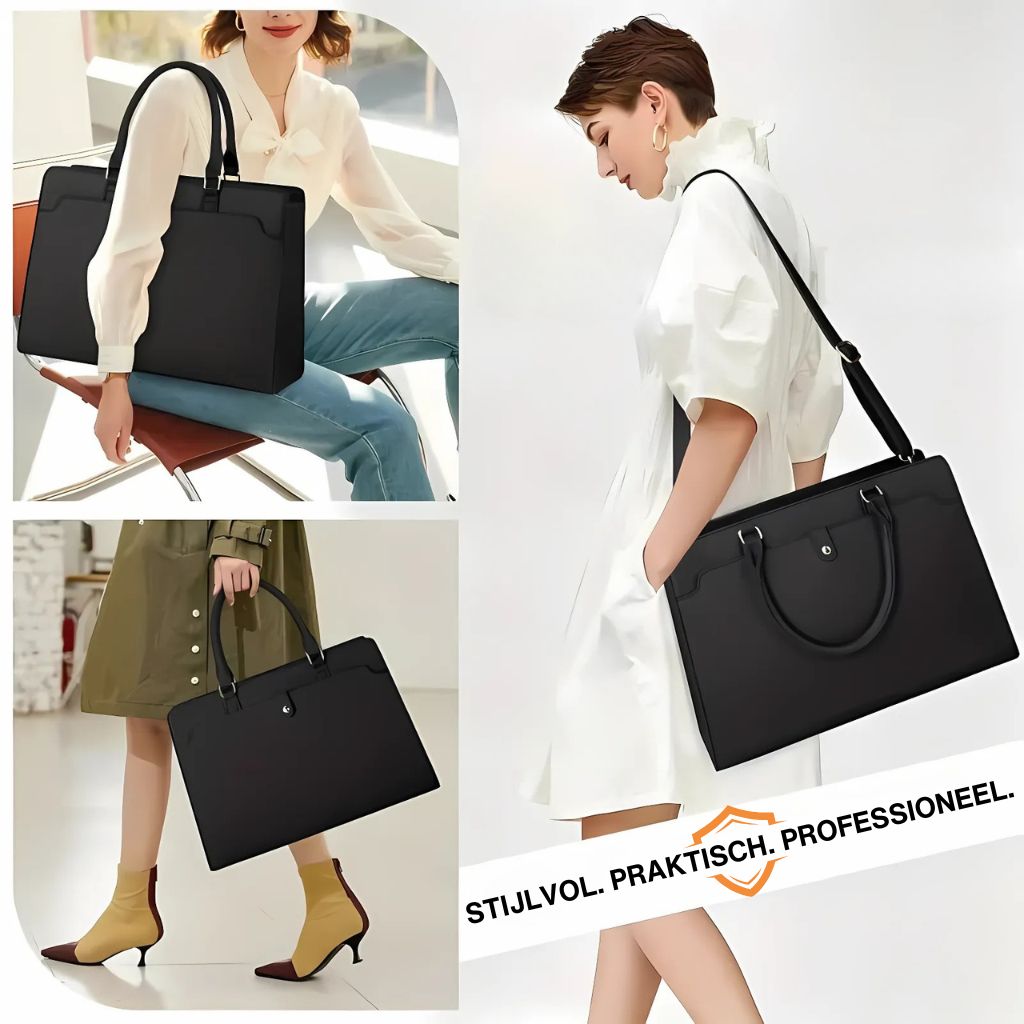 Elegante zwarte laptoptas rugzak collectie voor dagelijks professioneel gebruik. Veelzijdige tassen die stijl combineren met optimale laptopbescherming voor werk of studie.